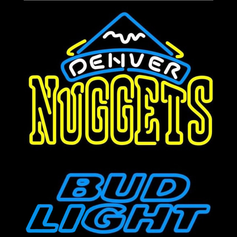 Custom Bud Light Denver Nuggets NBA Beer Sign Neon Sign USA