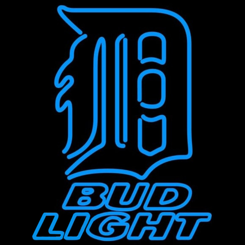 Custom Bud Light Detroit Tigers MLB Beer Sign Neon Sign USA