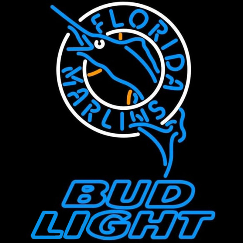 Custom Bud Light Florida Marlins MLB Beer Sign Neon Sign USA