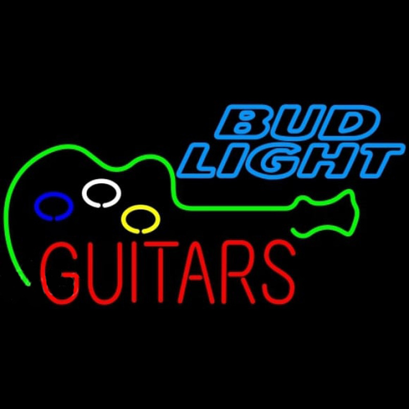 Custom Bud Light Guitar Flashing Beer Sign Neon Sign USA