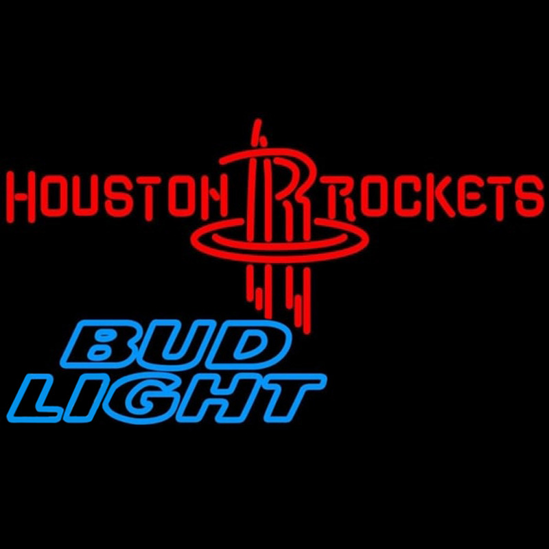 Custom Bud Light Houston Rockets NBA Beer Sign Neon Sign USA