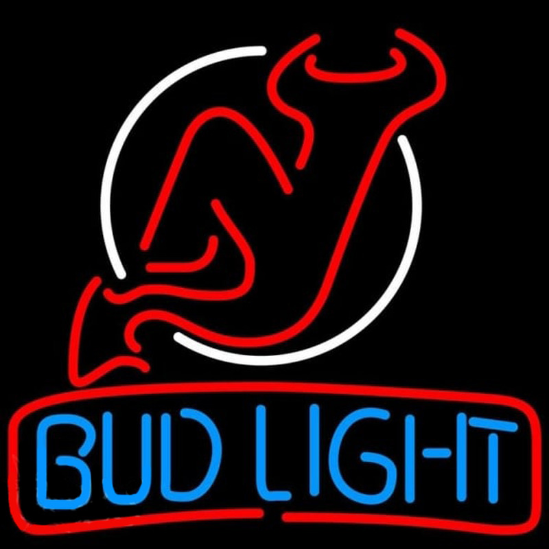 Custom Bud Light Jersey Devil Beer Sign Neon Sign USA
