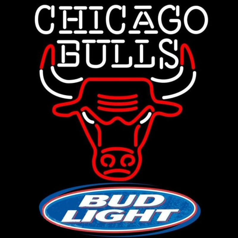 Custom Bud Light Logo Chicago Bulls NBA Beer Sign Neon Sign USA