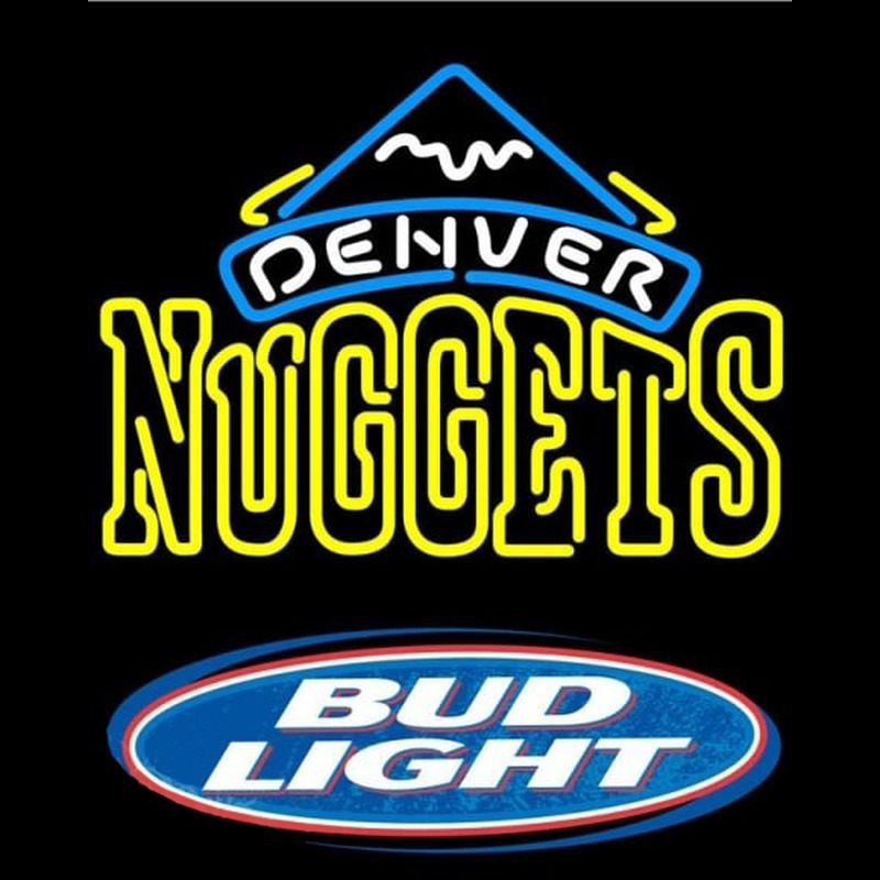 Custom Bud Light Logo Denver Nuggets NBA Beer Sign Neon Sign USA