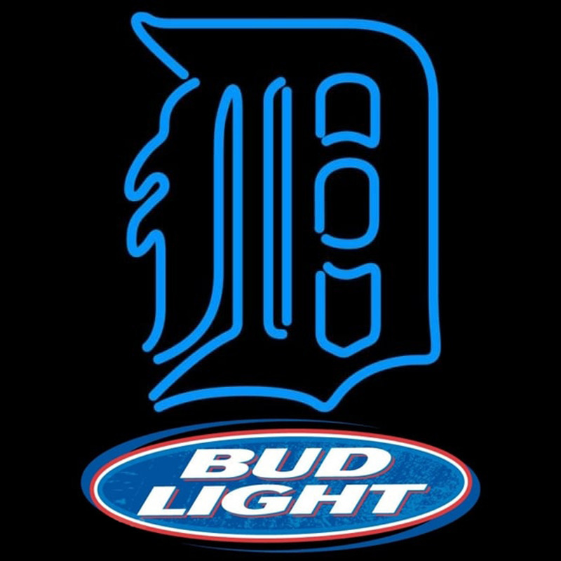 Custom Bud Light Logo Detroit Tigers MLB Beer Sign Neon Sign USA