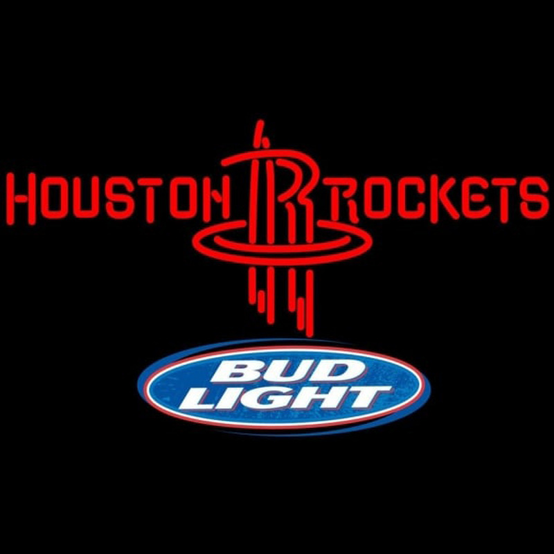 Custom Bud Light Logo Houston Rockets NBA Beer Sign Neon Sign USA