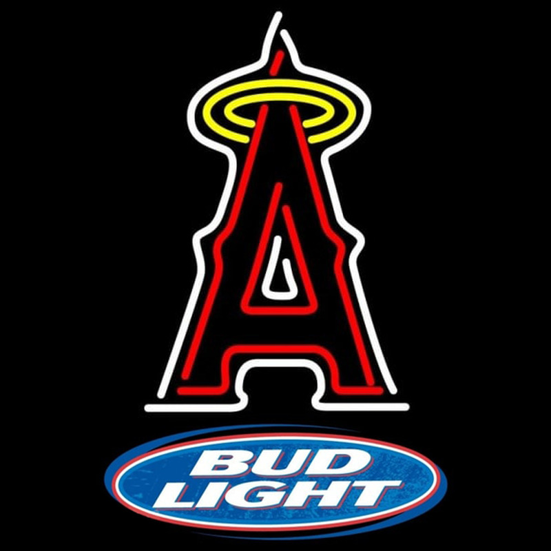 Custom Bud Light Logo Los Angeles Angels of Anaheim MLB Beer Sign Neon Sign USA