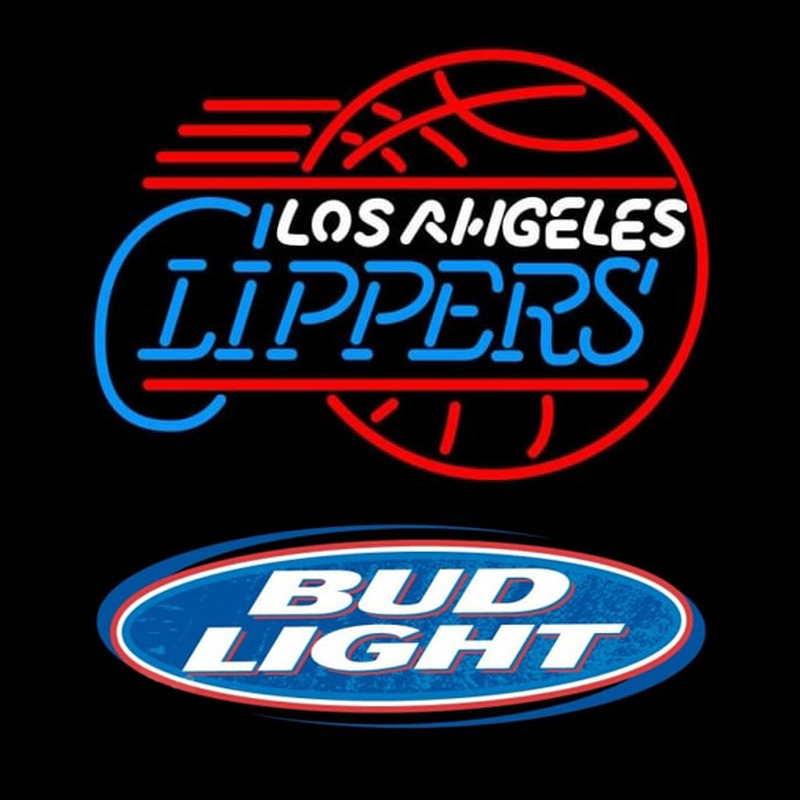 Custom Bud Light Logo Los Angeles Clippers NBA Beer Sign Neon Sign USA