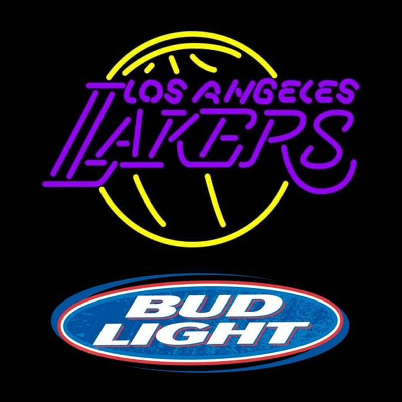 Custom Bud Light Logo Los Angeles Lakers NBA Beer Sign Neon Sign USA