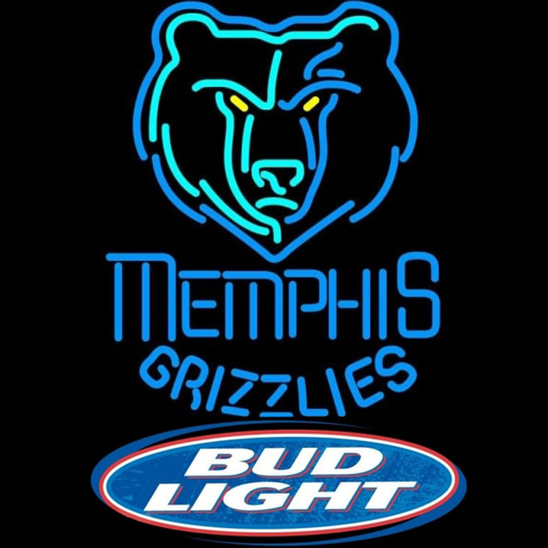 Custom Bud Light Logo Memphis Grizzlies NBA Beer Sign Neon Sign USA