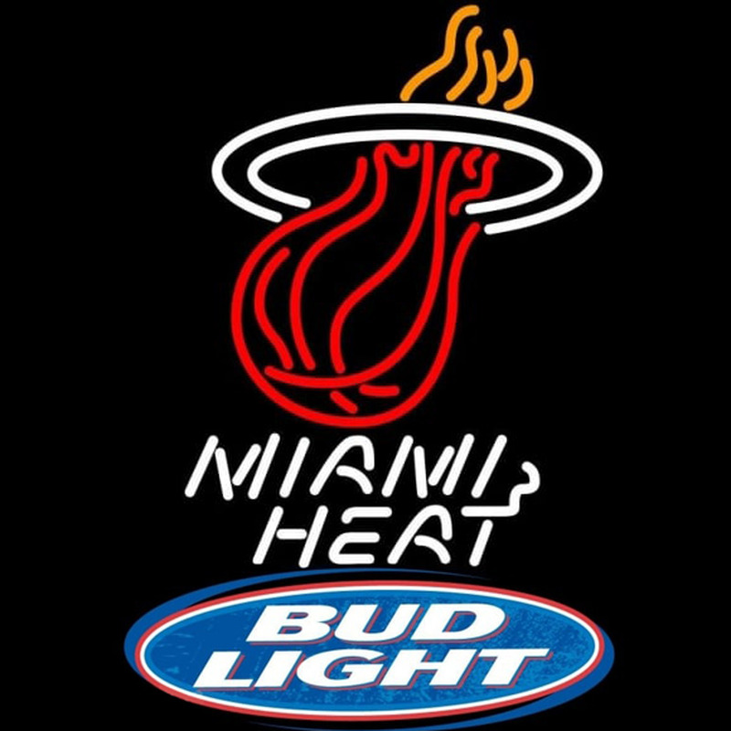 Custom Bud Light Logo Miami Heat NBA Beer Sign Neon Sign USA