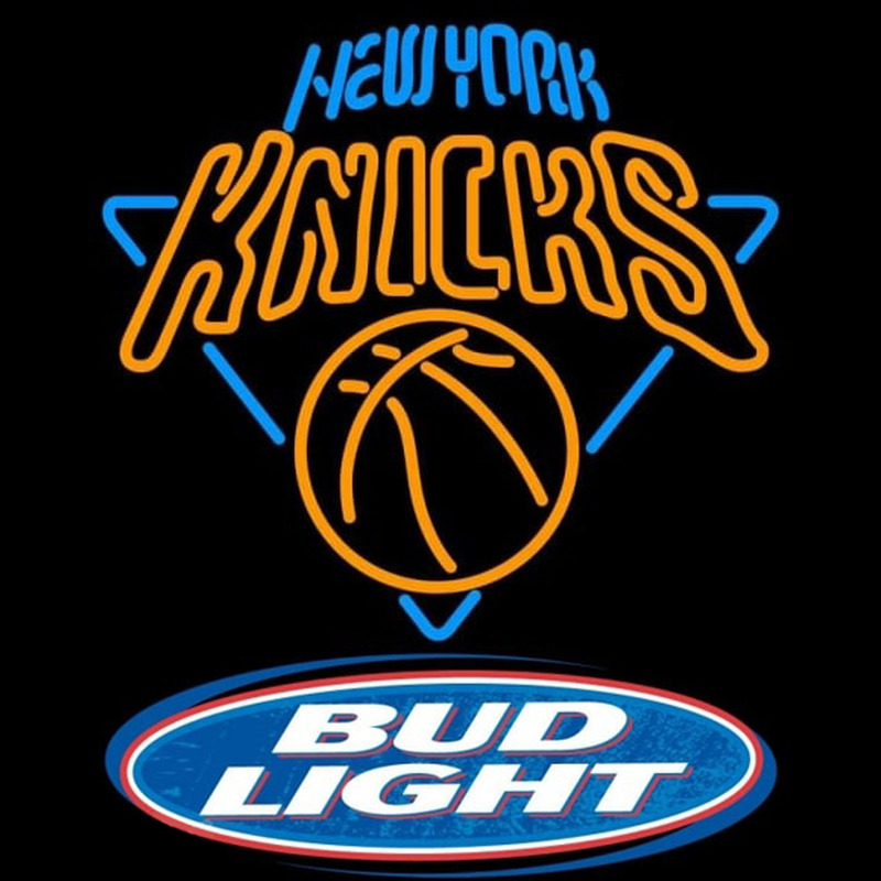 Custom Bud Light Logo New York Knicks NBA Beer Sign Neon Sign USA