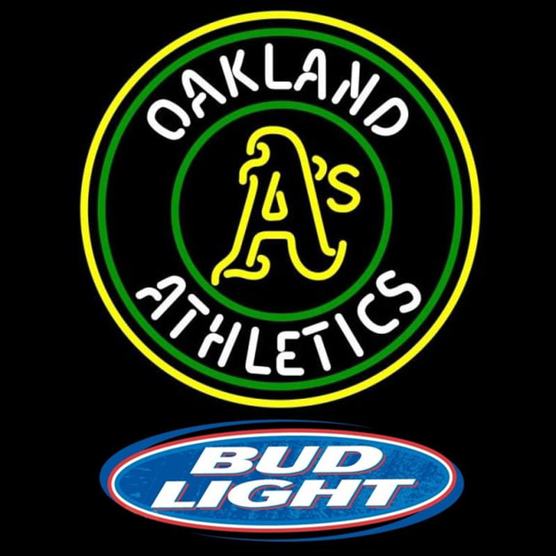 Custom Bud Light Logo Oakland Athletics MLB Beer Sign Neon Sign USA
