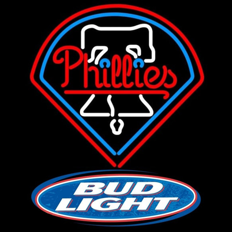 Custom Bud Light Logo Philadelphia Phillies MLB Beer Sign Neon Sign USA