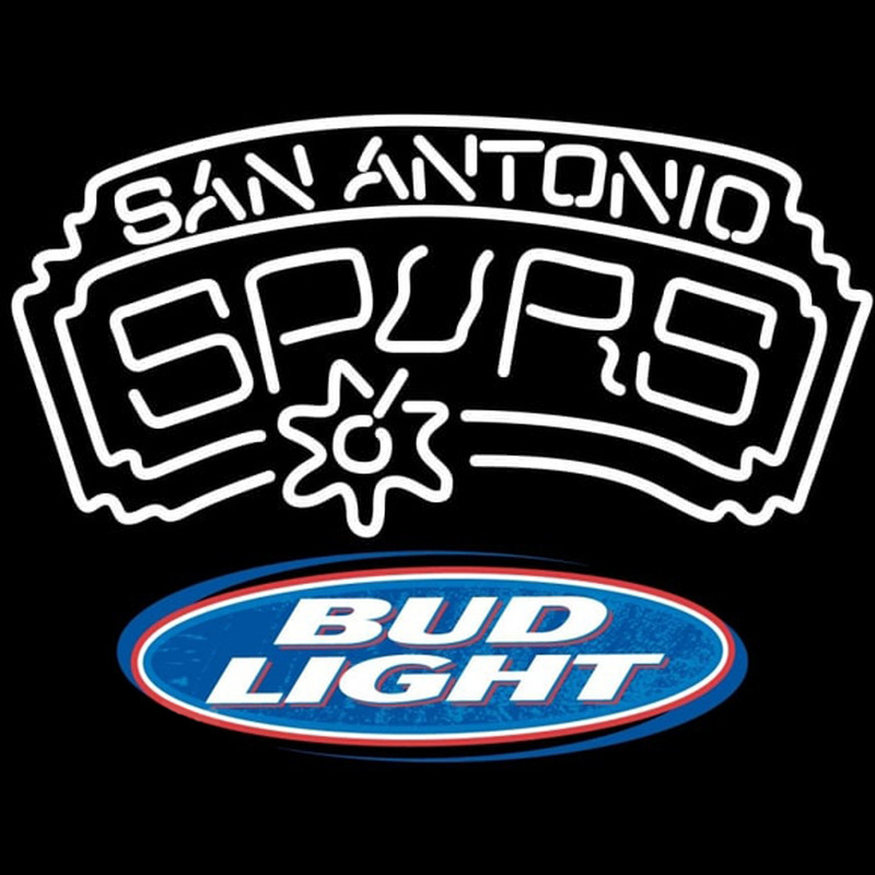 Custom Bud Light Logo San Antonio Spurs NBA Beer Sign Neon Sign USA