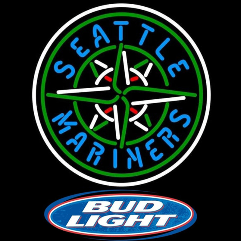 Custom Bud Light Logo Seattle Mariners MLB Beer Sign Neon Sign USA