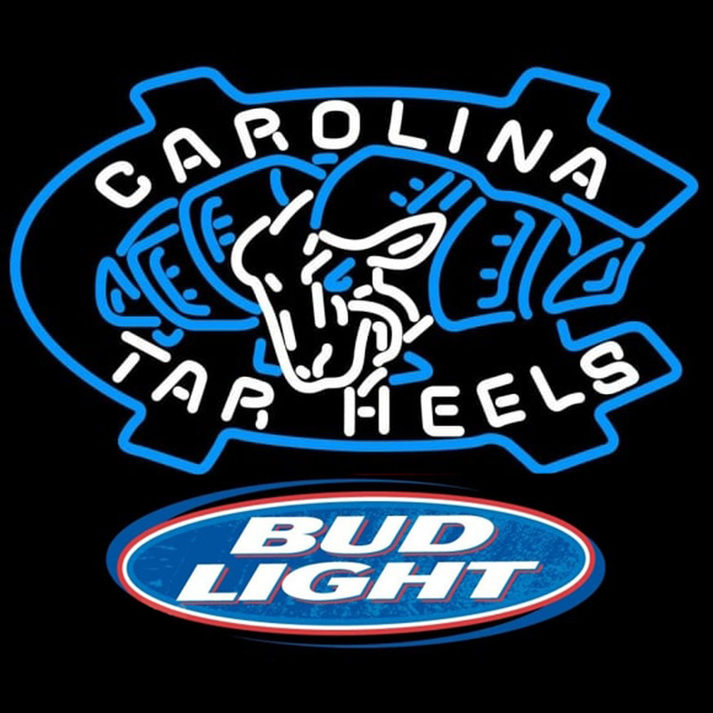 Custom Bud Light Logo UNC North Carolina Tar Heels Beer Sign Neon Sign USA