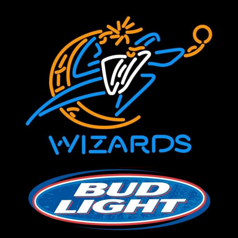 Custom Bud Light Logo Washington Wizards NBA Beer Sign Neon Sign USA