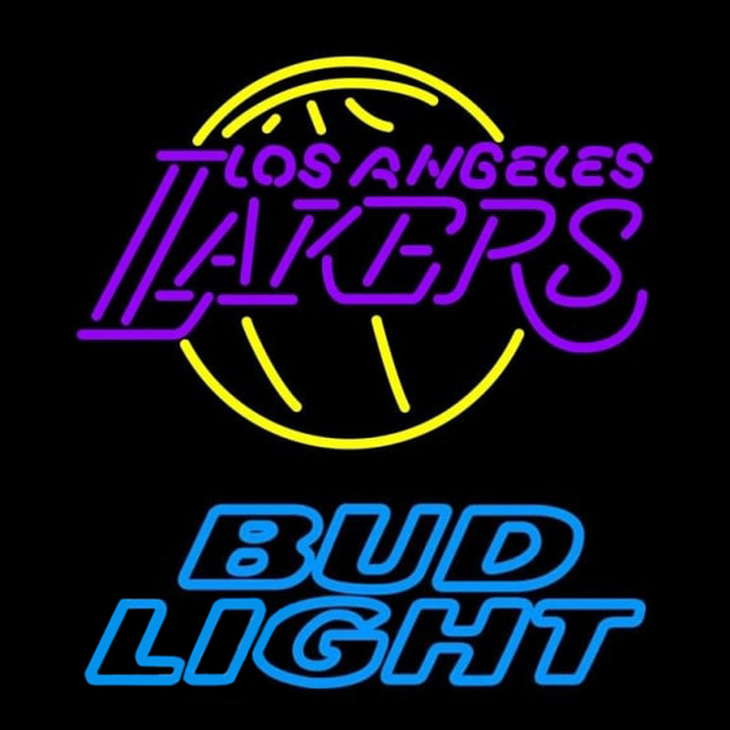 Custom Bud Light Los Angeles Lakers NBA Beer Sign Neon Sign USA