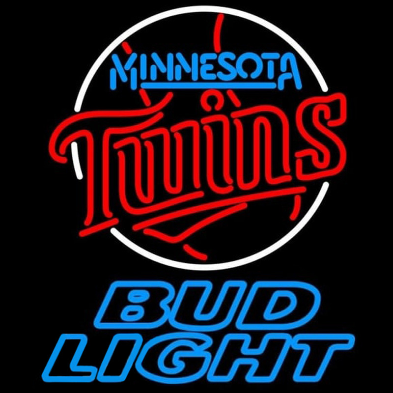 Custom Bud Light Minnesota Twins MLB Beer Sign Neon Sign USA