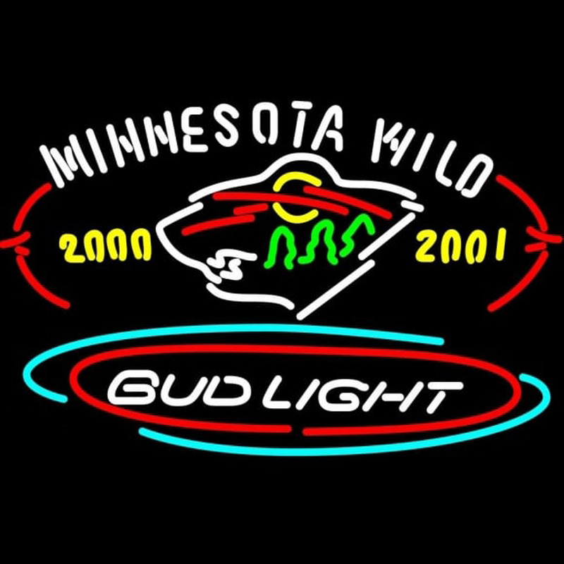 Custom Bud Light Minnesota Wild Beer Sign Neon Sign USA