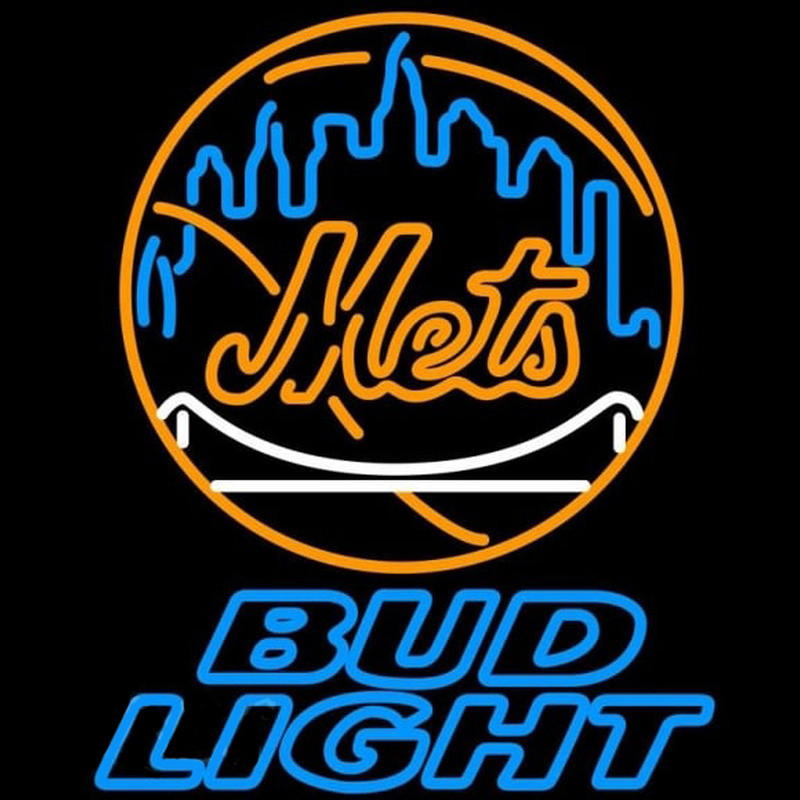 Custom Bud Light New York Mets MLB Beer Sign Neon Sign USA