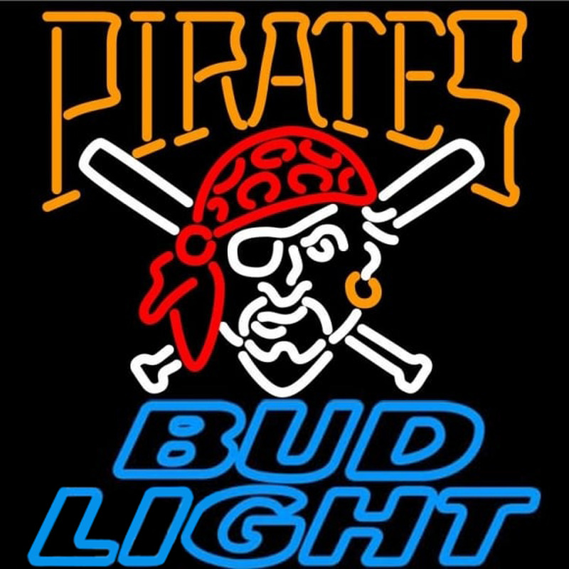 Custom Bud Light Pittsburgh Pirates MLB Beer Sign Neon Sign USA