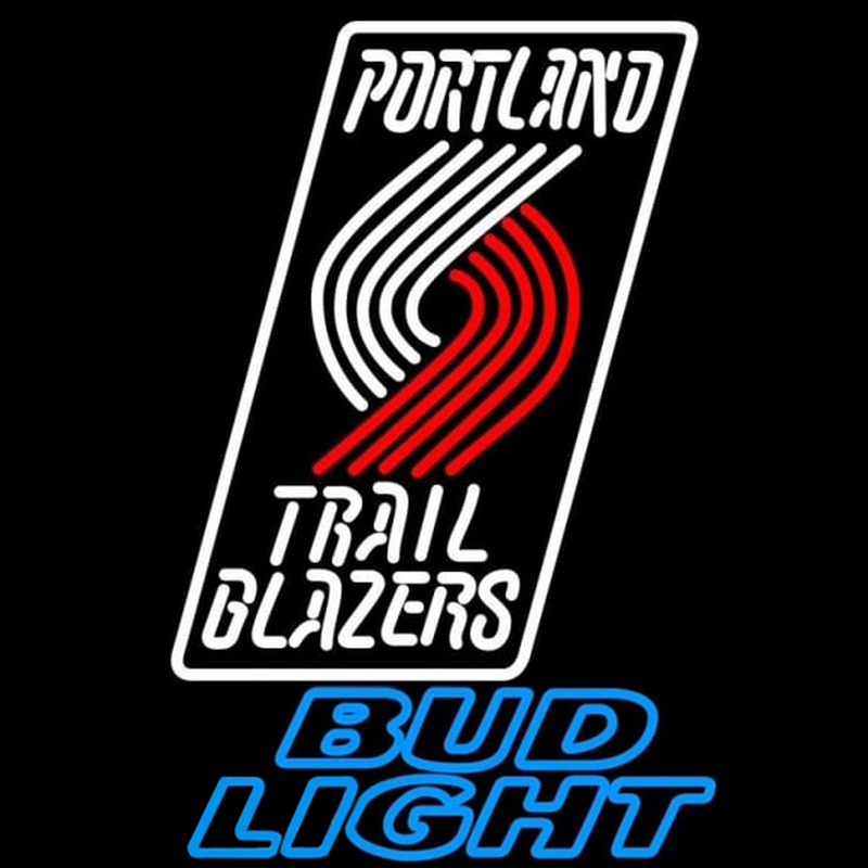 Custom Bud Light Portland Trail Blazers NBA Beer Sign Neon Sign USA