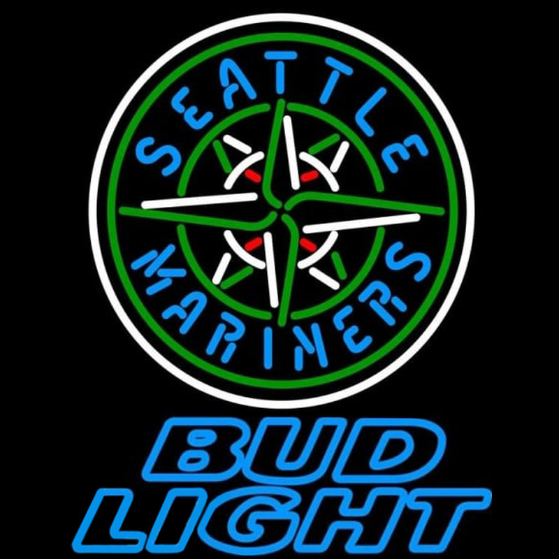 Custom Bud Light Seattle Mariners MLB Beer Sign Neon Sign USA