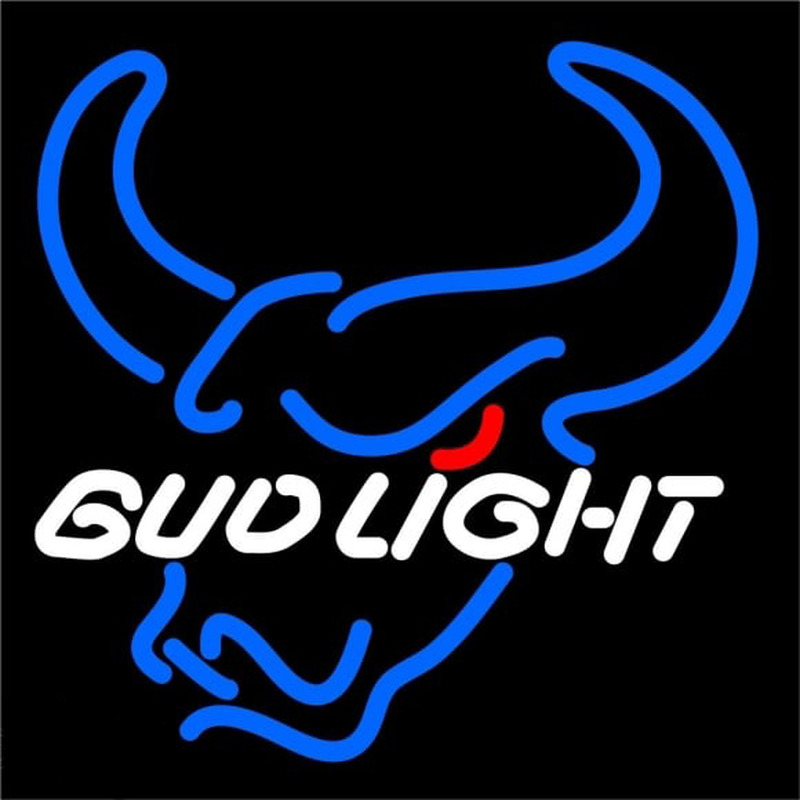 Custom Bud Light Steer Head Beer Sign Neon Sign USA
