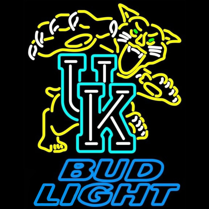Custom Bud Light UK Kentucky Wildcats Logo NCAA Beer Sign Neon Sign USA