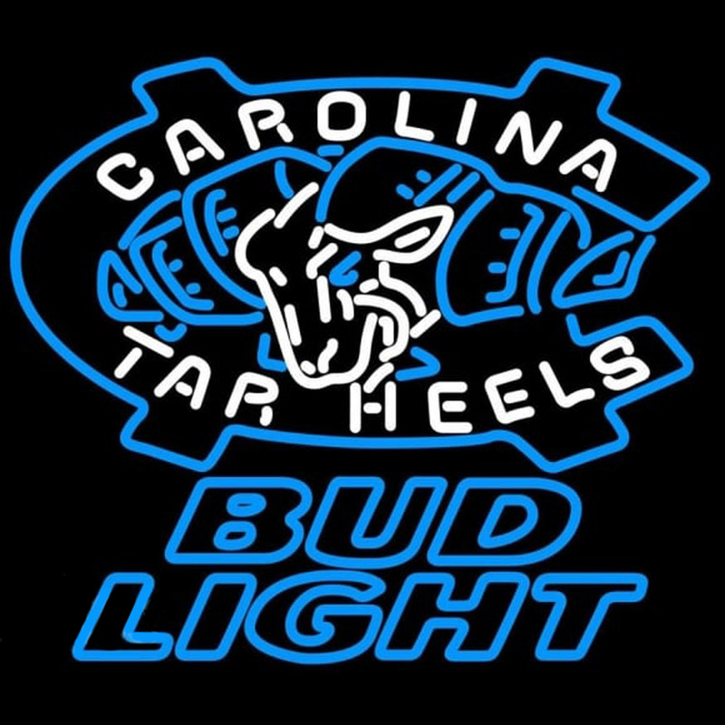 Custom Bud Light Unc North Carolina Tar Heels Beer Sign Neon Sign USA
