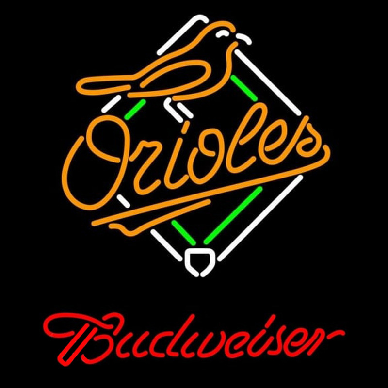 Custom Budweiser Baltimore Orioles MLB Beer Sign Neon Sign USA