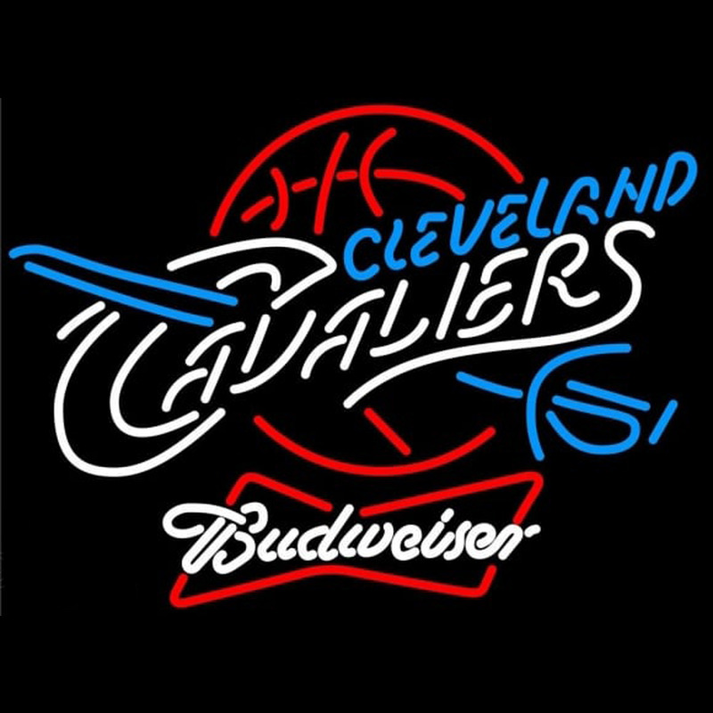 Custom Budweiser Cleveland Cavaliers NBA Beer Sign Neon Sign USA