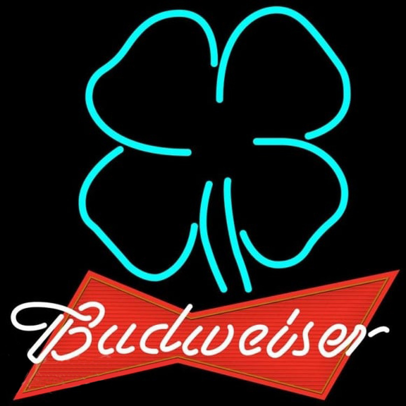 Custom Budweiser Clover Beer Sign Neon Sign USA