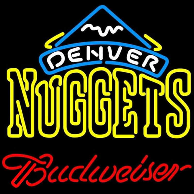 Custom Budweiser Denver Nuggets NBA Beer Sign Neon Sign USA
