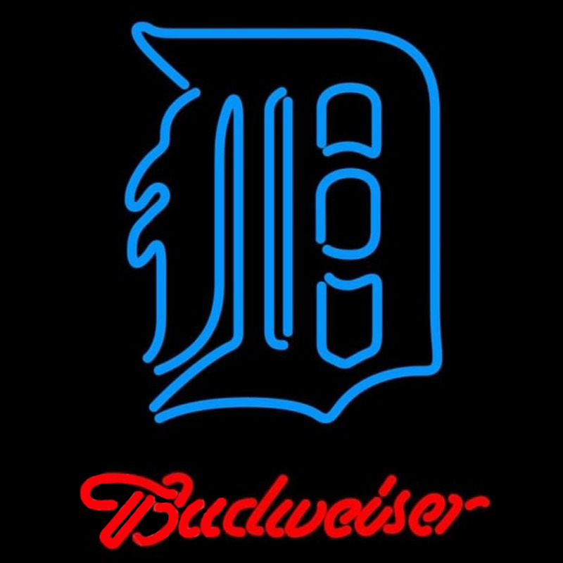 Custom Budweiser Detroit Tigers MLB Beer Sign Neon Sign USA