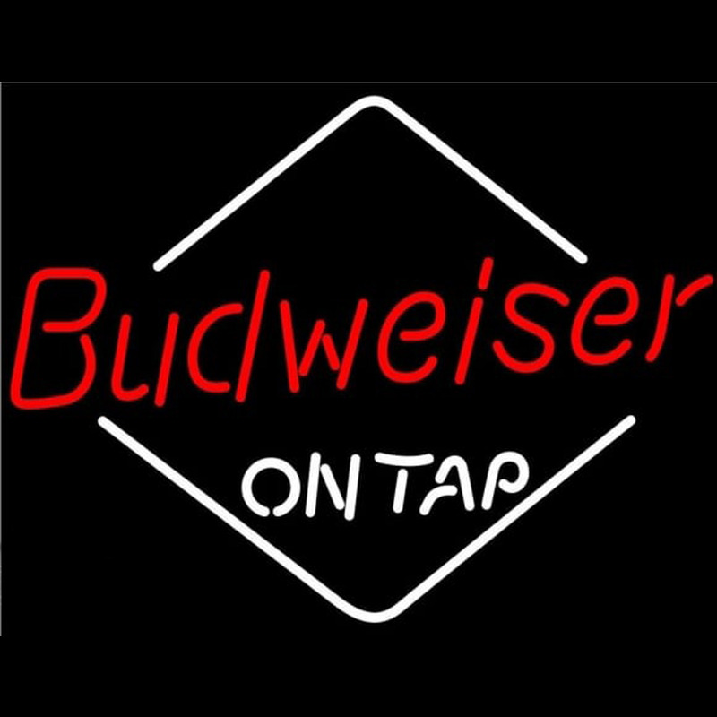 Custom Budweiser Diamond On Tap Beer Sign Neon Sign USA