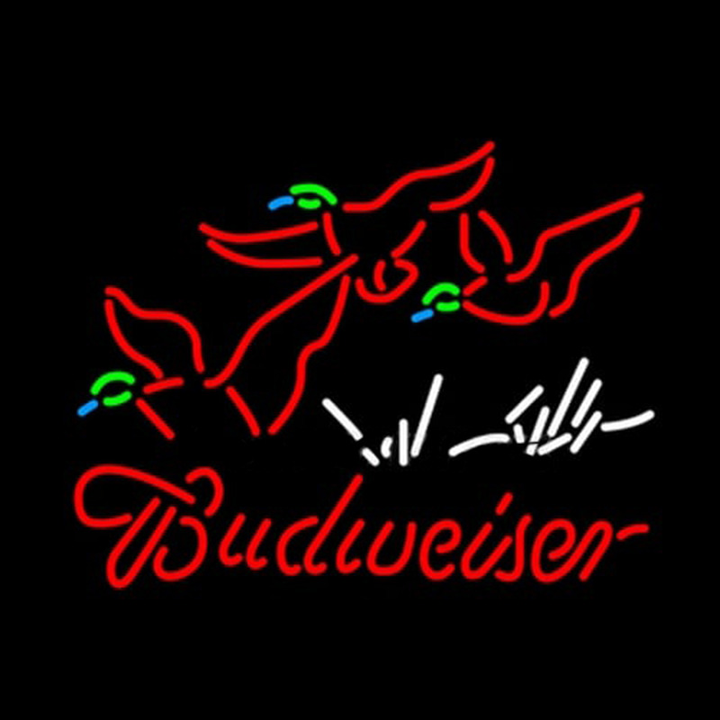 Custom Budweiser Duck Without Motion Neon Sign USA