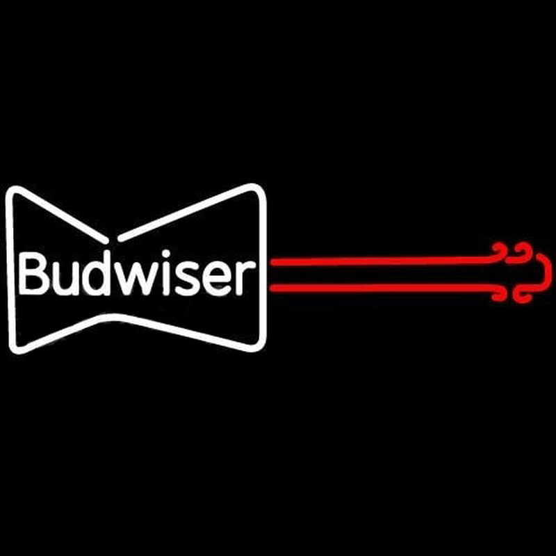 Custom Budweiser Guitar Beer Sign Neon Sign USA