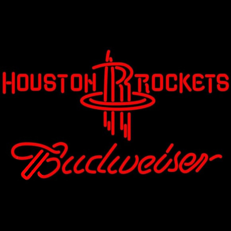 Custom Budweiser Houston Rockets NBA Beer Sign Neon Sign USA