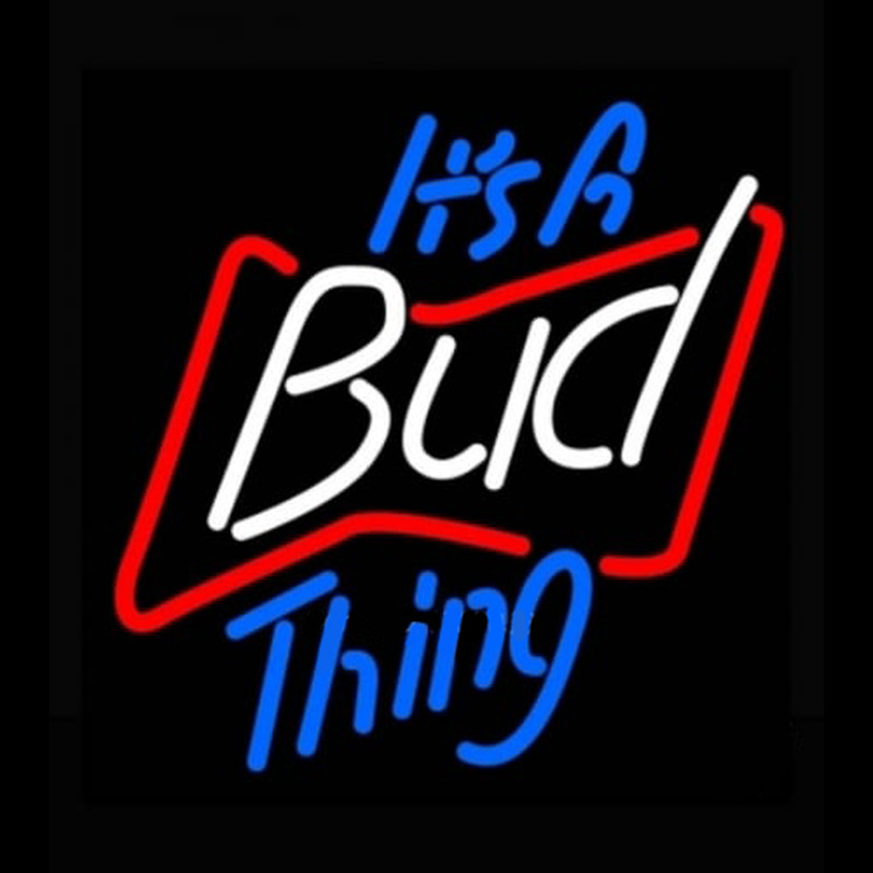 Custom Budweiser Its A Bud Thing Beer Light Neon Sign USA