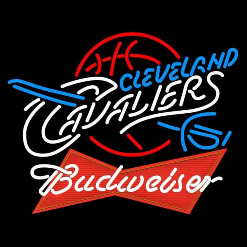 Custom Budweiser Logo Cleveland Cavaliers NBA Beer Sign Neon Sign USA