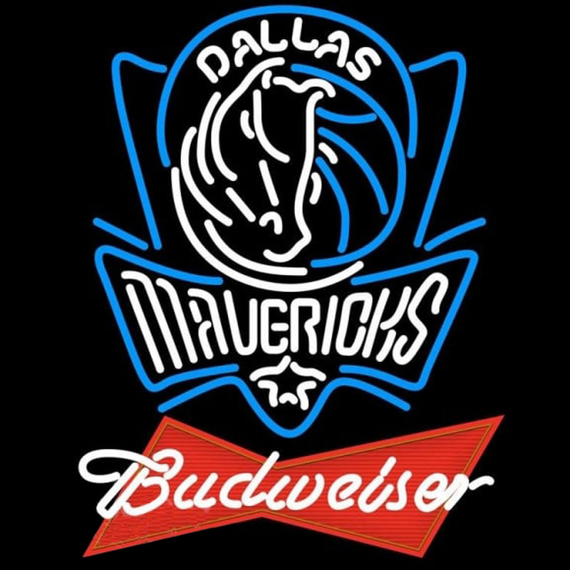 Custom Budweiser Logo Dallas Mavericks NBA Beer Sign Neon Sign USA