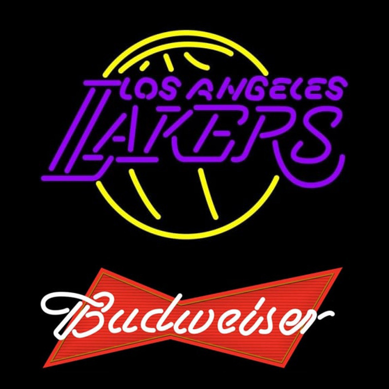 Custom Budweiser Logo Los Angeles Lakers NBA Beer Sign Neon Sign USA