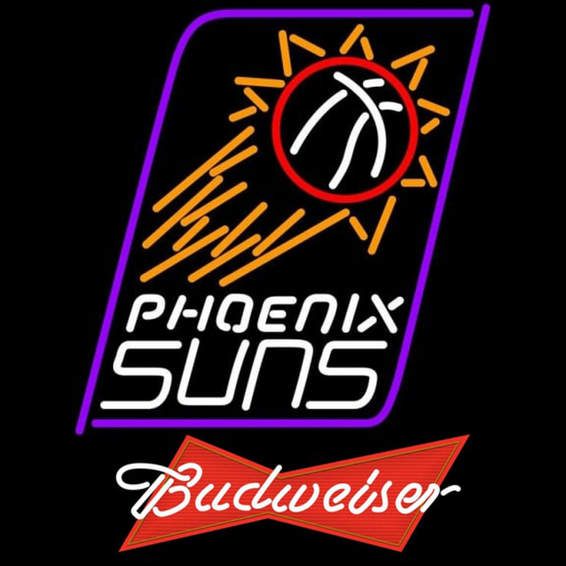 Custom Budweiser Logo Phoenix Suns NBA Beer Sign Neon Sign USA