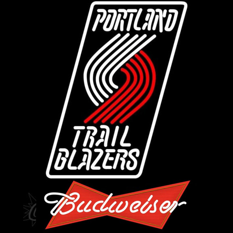 Custom Budweiser Logo Portland Trail Blazers NBA Beer Sign Neon Sign USA