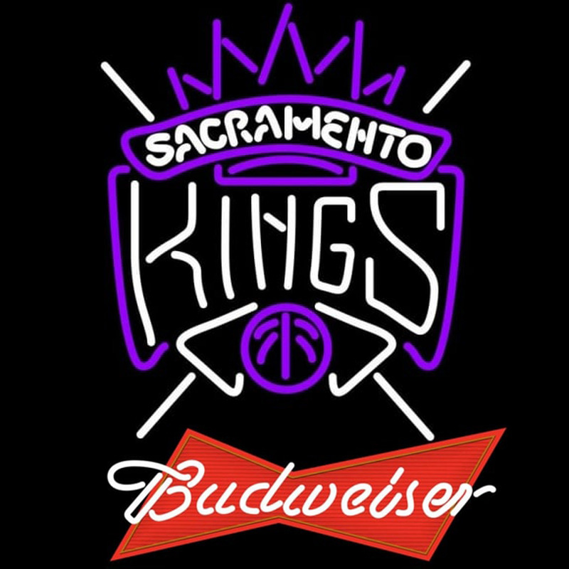 Custom Budweiser Logo Sacramento Kings NBA Beer Sign Neon Sign USA
