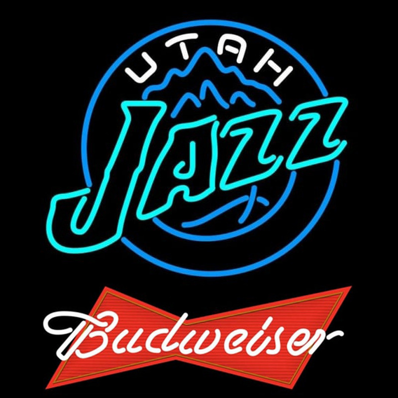 Custom Budweiser Logo Utah Jazz NBA Beer Sign Neon Sign USA