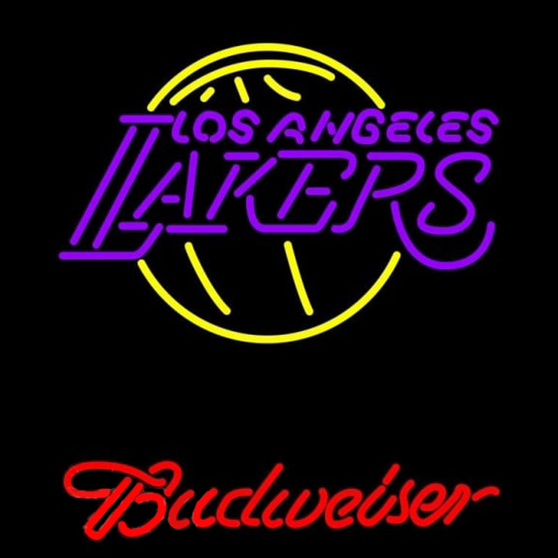 Custom Budweiser Los Angeles Lakers NBA Beer Sign Neon Sign USA